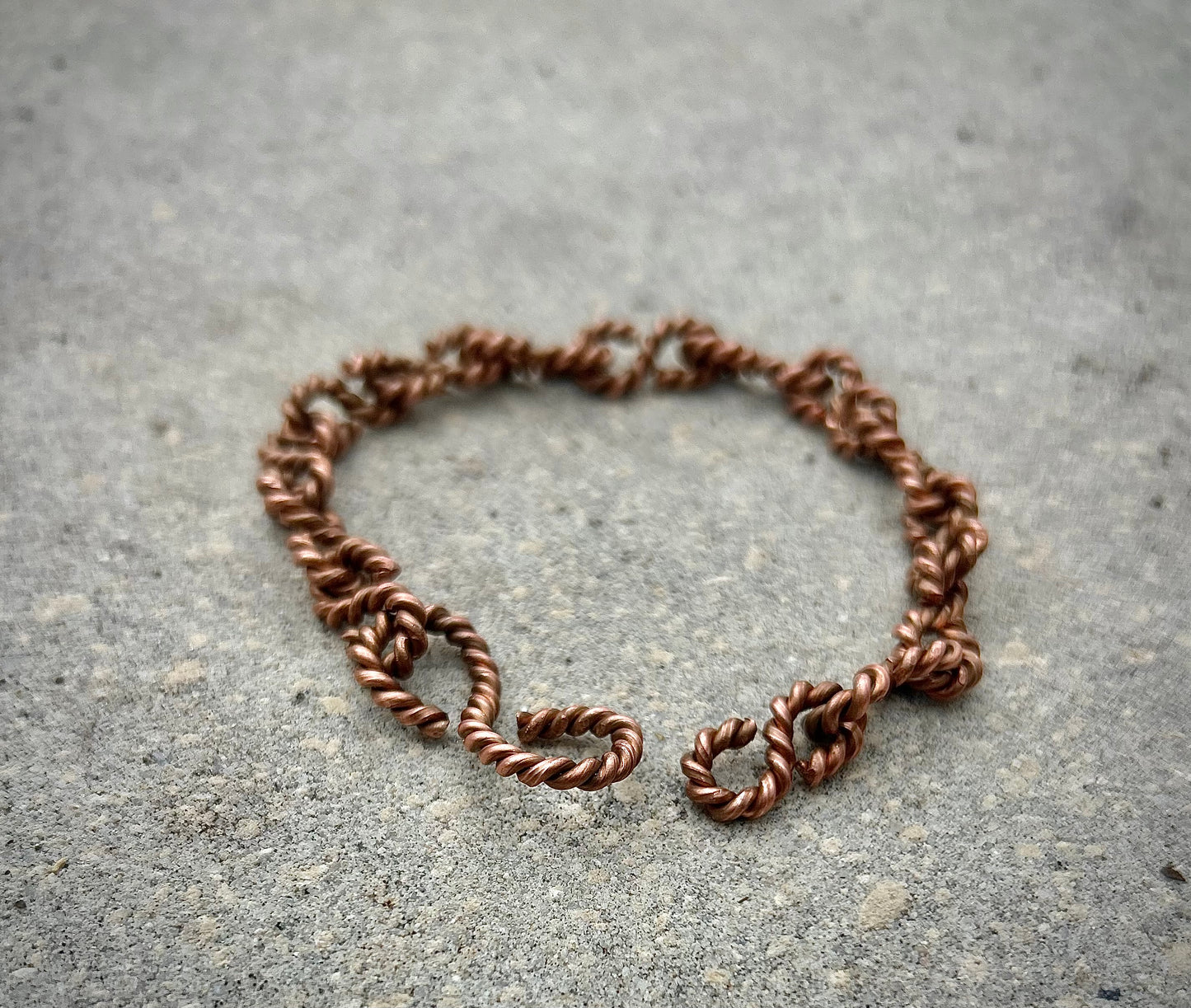 Copper Infinity Bracelet