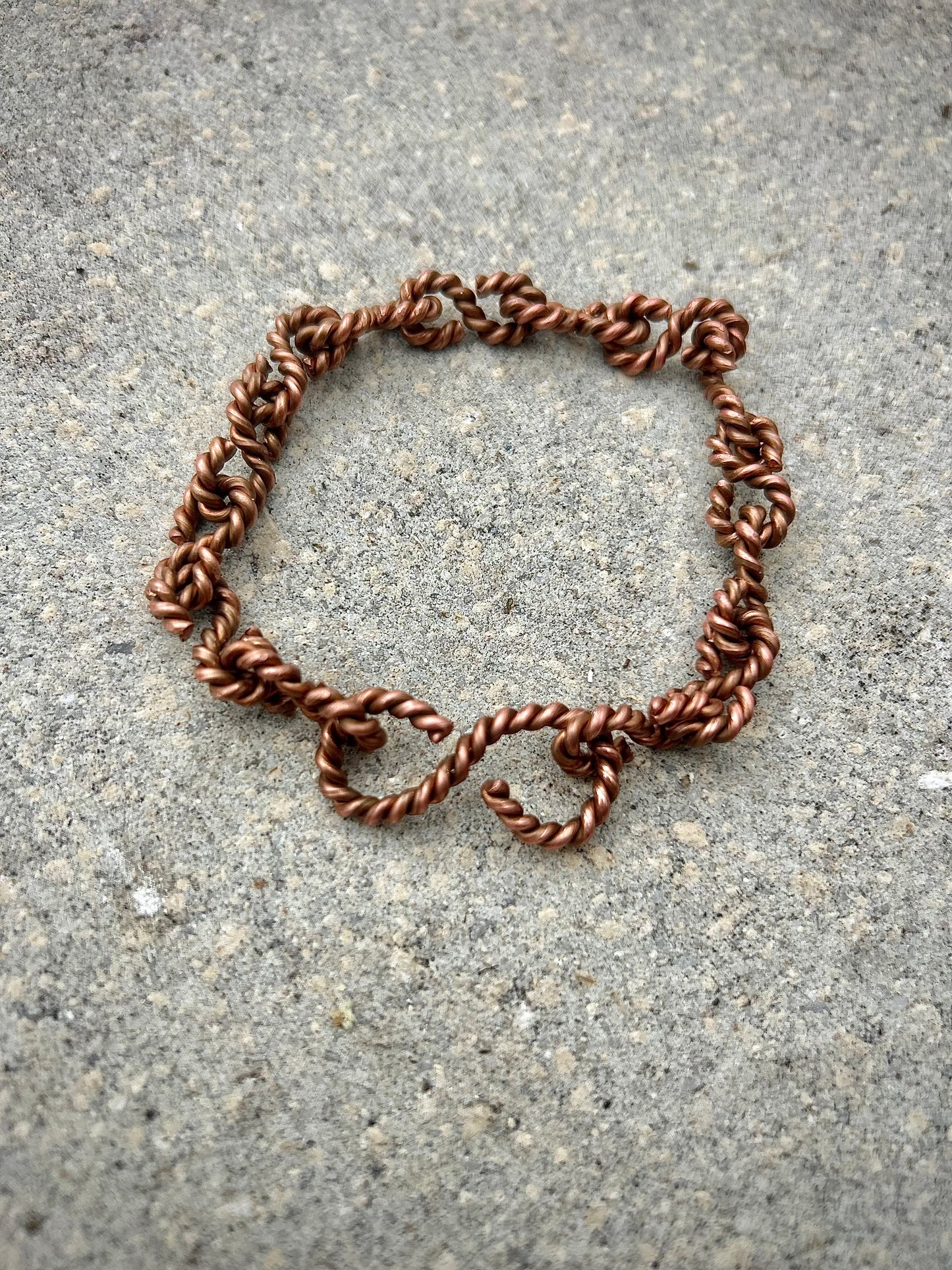 Copper Infinity Bracelet