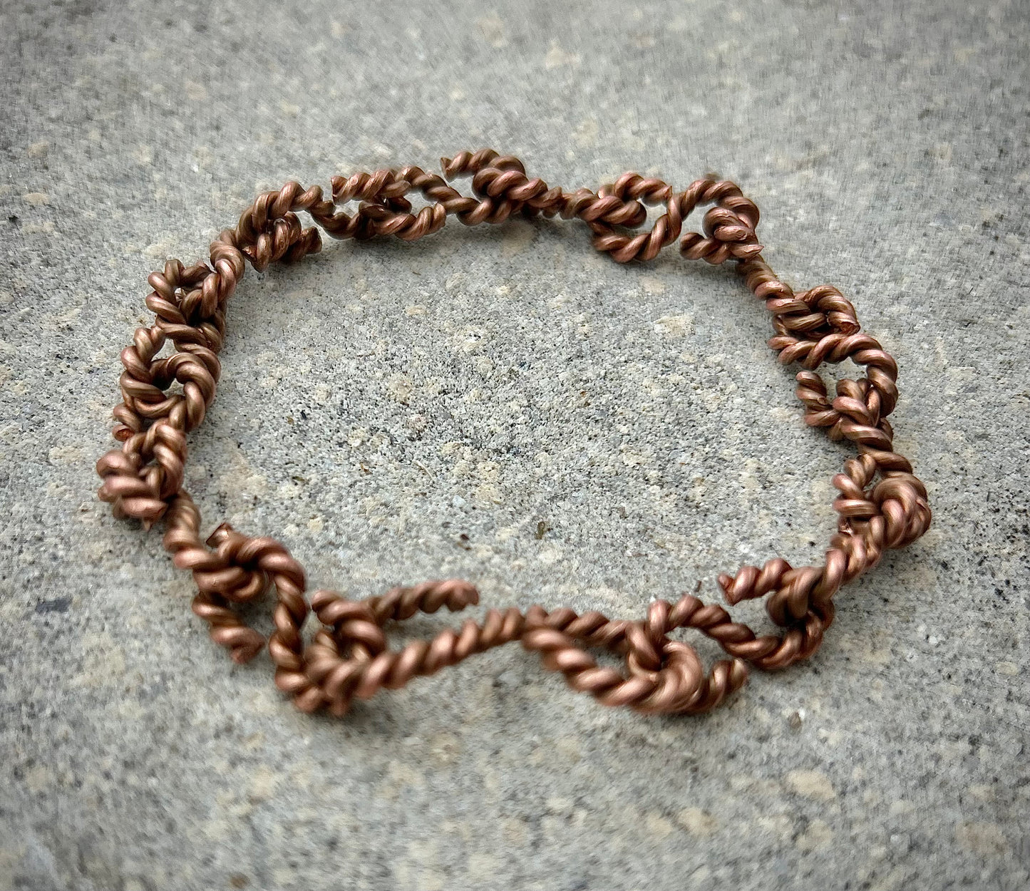 Copper Infinity Bracelet