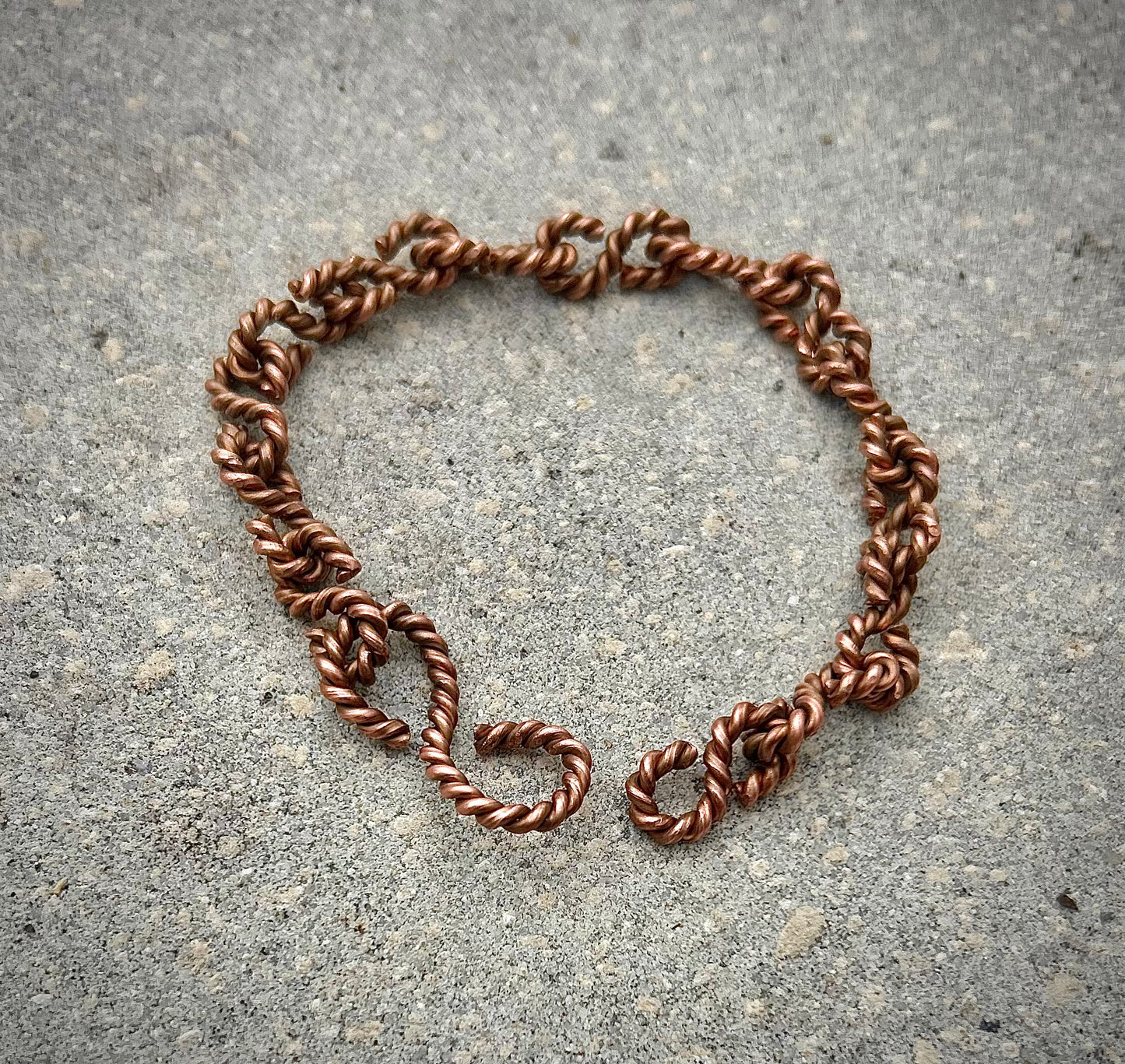 Copper Infinity Bracelet