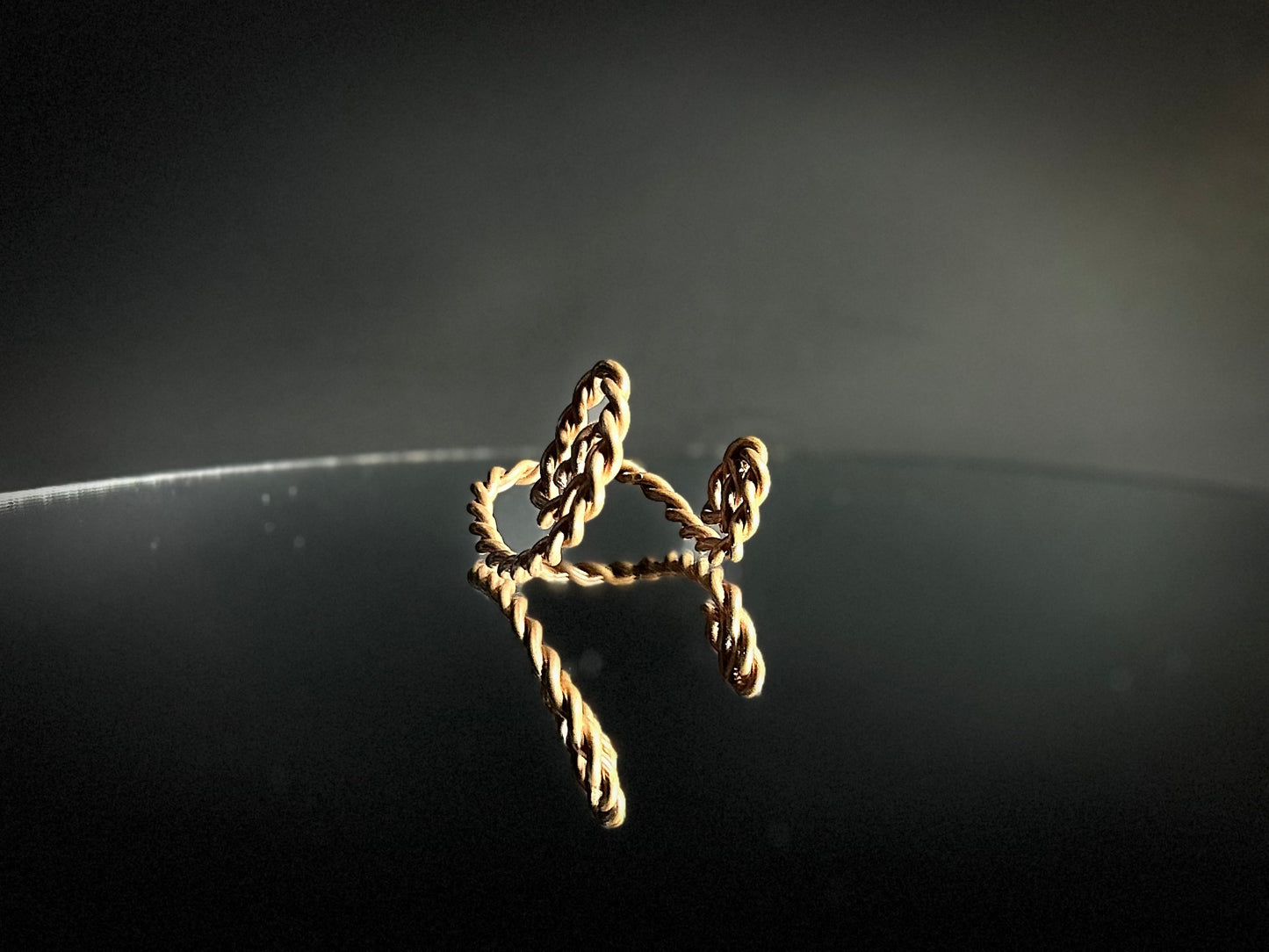 Sacred Copper Palm Coil | EMF Protection & Energy Balancing Tool (10.31” / 26.2 cm) Measurement